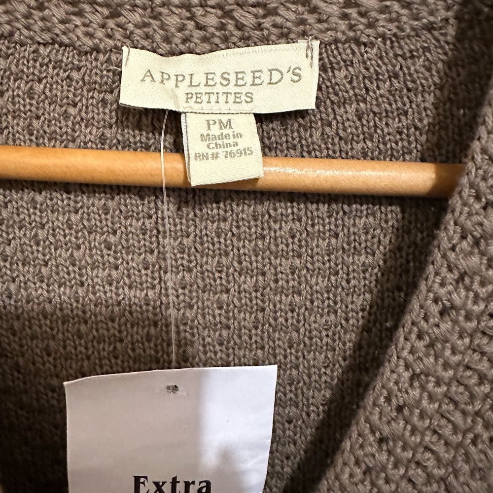 Appleseed Women’s Cardigan Petite Medium View 3
